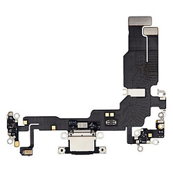 Шлейф Apple iPhone 15, С разъемом на зарядку, Черный