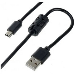 USB кабель, MiniUSB, 3.0 м., Чорний