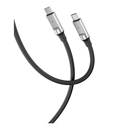 USB кабель XO NB-Q252B, Type-C, 1.0 м., Чорний