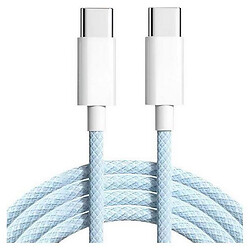 USB кабель Woven, Type-C, 1.0 м., Синій