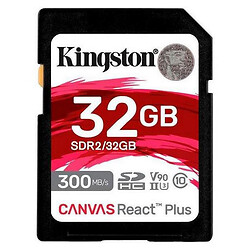 Карта памяти Kingston microSDHC Canvas React Plus V90, 32 Гб.