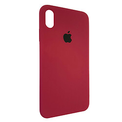 Чохол (накладка) Apple iPhone XS Max, Original Soft Case, Бордовий