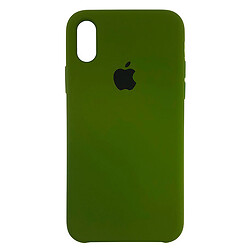 Чехол (накладка) Apple iPhone X / iPhone XS, Original Soft Case, Dark Green, Зеленый