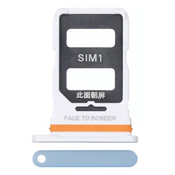 Держатель SIM карты Xiaomi Redmi 13 Lite, Синий