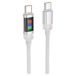 USB кабель Hoco U126, Type-C, 1.0 м., Сірий