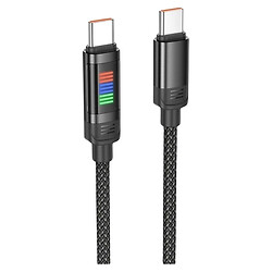 USB кабель Hoco U126, Type-C, 1.0 м., Чорний