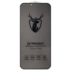 Защитное стекло Apple iPhone 13 / iPhone 13 Pro / iPhone 14, Full Glue HD Deer, Черный