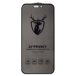 Захисне скло Apple iPhone 14 Pro Max, Full Glue HD Deer, Чорний