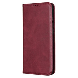 Чохол (книжка) Xiaomi Poco C65 / Redmi 13C, Leather Case Fold, Темно червоний, Червоний