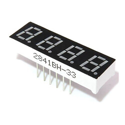 7-сегментний LED-індикатор 2841BS-1 0.28" червоний