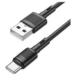 USB кабель Hoco X96, Type-C, 0.25 м., Чорний