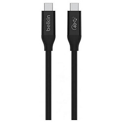 USB кабель Belkin INZ001BT0.8MBK, Type-C, 0.8 м., Чорний