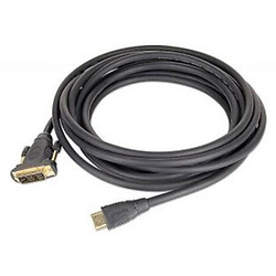 Кабель Cablexpert CC-HDMI-DVI-15, DVI, HDMI, 4.5 м., Чорний