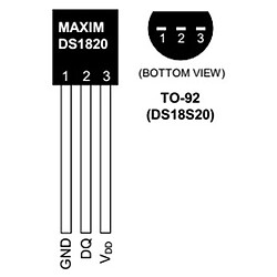 Датчик температури DS18S20 цифровий (оригінал)