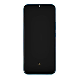Дисплей (екран) Xiaomi Mi 10 Lite, З сенсорним склом, З рамкою, Amoled, Блакитний