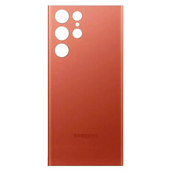 Задня кришка Samsung S918 Galaxy S23 Ultra, High quality, Помаранчевий