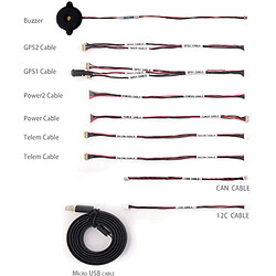 Стандартний набір кабелів Mini Carrier Board Cable Set v1 (HS 8544.42.11) для Cube Pixhawk 2