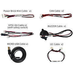 Стандартний набір кабелів Mini Carrier Board Cable Set V2 (HS 8544.42.11) для Cube Pixhawk 2