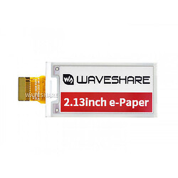 Дисплей трехцветный Waveshare E-Ink 2.13" 212x104 (белый, черный, красный)