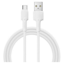 USB кабель Recci Shell RTC-N26C, Type-C, 1.0 м., Білий