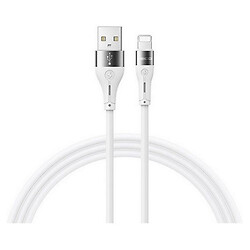 USB кабель Recci Swift Series RS11L Apple iPhone SE 2022 / iPhone 14 Pro Max / iPhone 14 Plus / iPhone 14 Pro / iPhone 14 / iPhone 13 Pro / iPhone 13 Mini / iPhone 13 / iPhone 13 Pro Max / iPhone 12 Mini / iPhone 12 Pro Max, Lightning, 1.0 м., Белый