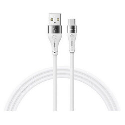 USB кабель Recci Swift Series RS11M, MicroUSB, 1.0 м., Белый