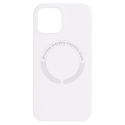 Чохол (накладка) Apple iPhone 12 / iPhone 12 Pro, Silicone Classic Case, MagSafe, Білий