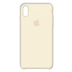 Чохол (накладка) Apple iPhone XS Max, Original Soft Case, Antique White, Білий