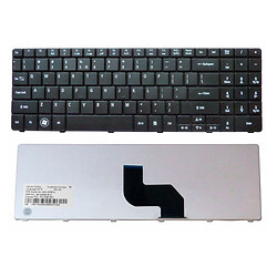 Клавіатура для ноутбука Acer Aspire 5241/5332/5532/7715, Чорний