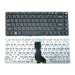 Клавіатура для ноутбука Acer Aspire E5-422/E5-432/E5-473/E5-473G, Чорний