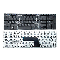 Клавіатура для ноутбука Dell Inspiron 15/3521/15V/15R/5521, Чорний