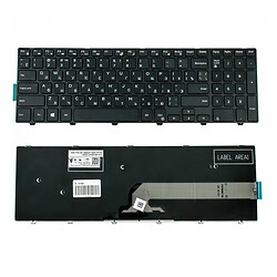 Клавіатура для ноутбука Dell Inspiron 3541/3542/3543/5542/5545, Чорний
