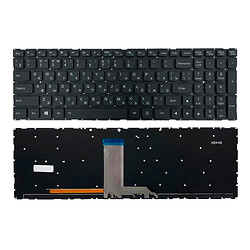 Клавіатура для ноутбука Lenovo 700-15ISK/700-17ISK, Чорний