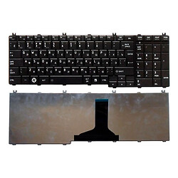 Клавіатура для ноутбука Toshiba Satellite C650/C660/C670/L650/L655, Чорний