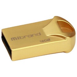 USB Flash Mibrand Hawk, 16 Гб., Золотий