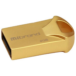 USB Flash Mibrand Hawk, 4 Гб., Золотой