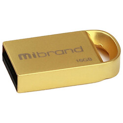 USB Flash Mibrand Lynx, 16 Гб., Золотий