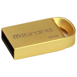 USB Flash Mibrand Lynx, 64 Гб., Золотий