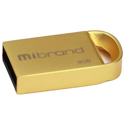 USB Flash Mibrand Lynx, 8 Гб., Золотий