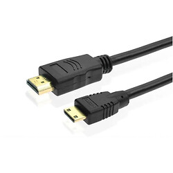 Кабель HDMI - mini HDMI, HDMI, miniHDMI, 1.5 м., Черный