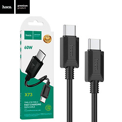USB кабель Hoco X73, Type-C, 1.0 м., Черный