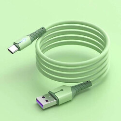 USB кабель, Type-C, 1.5 м., Зелений