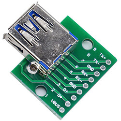 Модуль USB 3.0 Female PCB штекер на платі (9 pin)