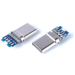 Розєм USB type-C 3.0 під пайку (8-pin/PD) 1шт