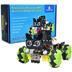 Конструктор Робо-автомобиль на Micro:bit 4WD V2.0 от Keystudio (без micro:Bit)