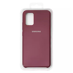 Чохол (накладка) Samsung A025 Galaxy A02S / M025 Galaxy M02s, Original Soft Case, Maroon, Бордовий