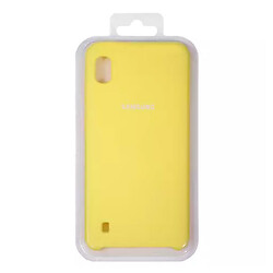 Чехол (накладка) Samsung A105 Galaxy A10 / M105 Galaxy M10, Original Soft Case, Lemonade, Желтый