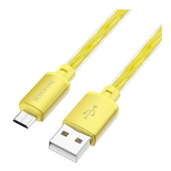 USB кабель Borofone BX95, MicroUSB, 1.0 м., Золотий