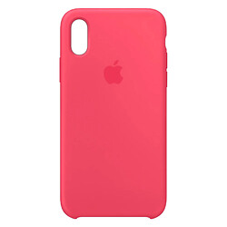 Чохол (накладка) Apple iPhone X / iPhone XS, Original Soft Case, Hibiscus, Рожевий