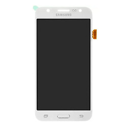 Дисплей (екран) Samsung J500F Galaxy J5 / J500H Galaxy J5, З сенсорним склом, Без рамки, Amoled, Білий